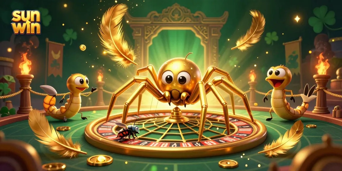 Engage in exciting gameplay with sun win at this vibrant online casino illustration.