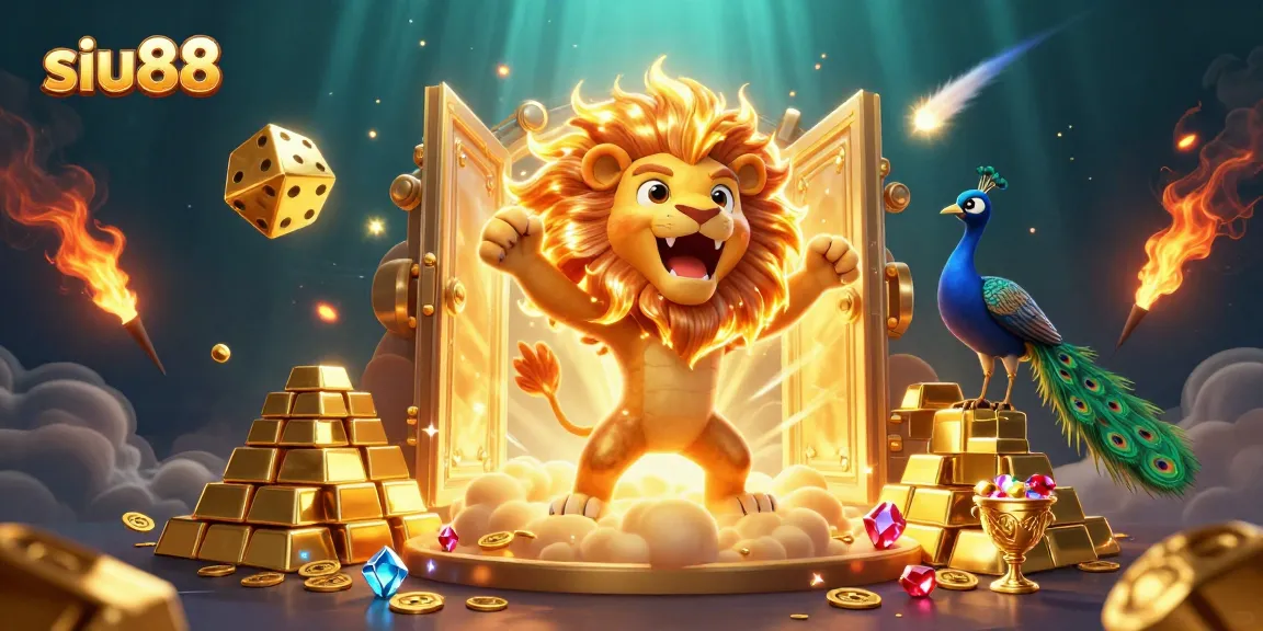 Experience siu88's dynamic world of gaming with rich 3D casino elements and vibrant visuals.