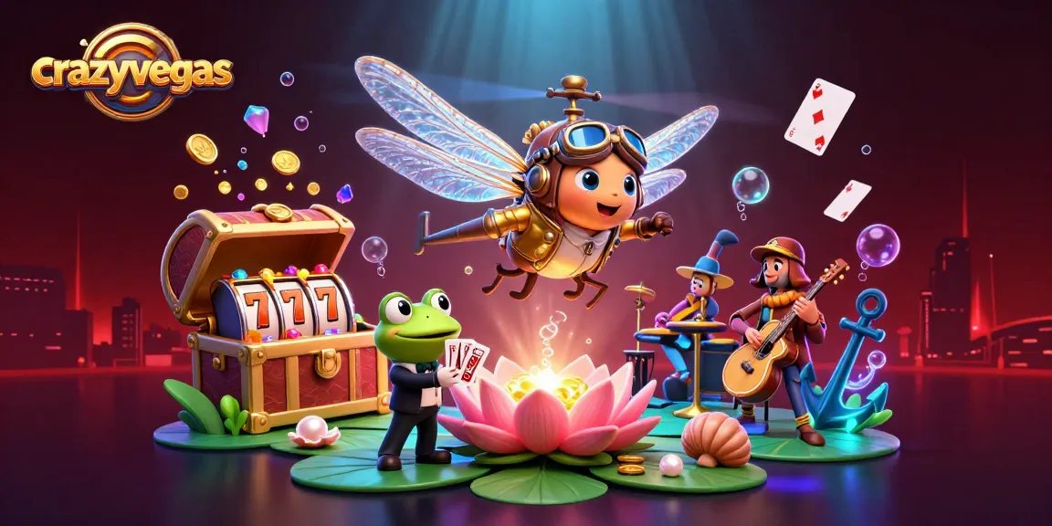 Experience the excitement at crazyvegas with vibrant casino action led by unique characters.